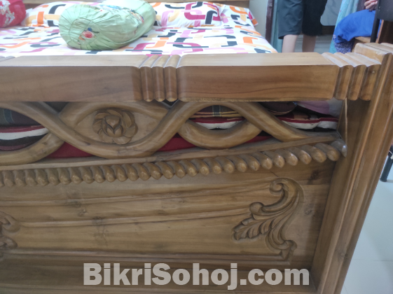 6x7.10 Feet Full Box khat akash moni wood